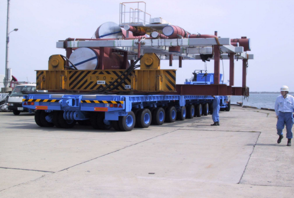 多轴线液压独立悬挂车组合使用